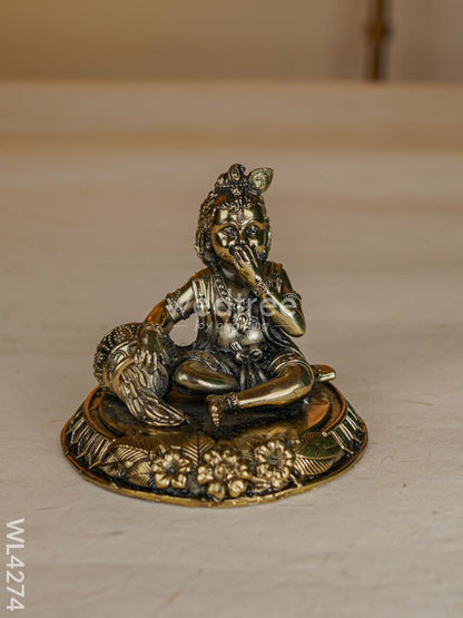 Brass Butter Krishna - WL4274