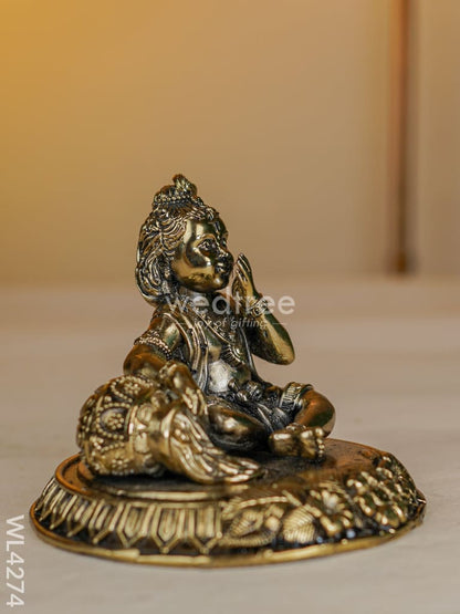 Brass Butter Krishna - WL4274