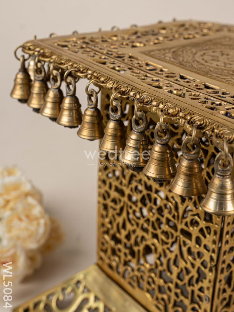 Brass Chowki with Bells - WL5084