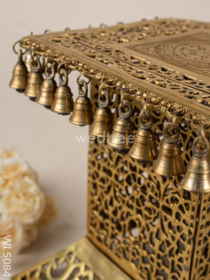 Brass Chowki with Bells - WL5084