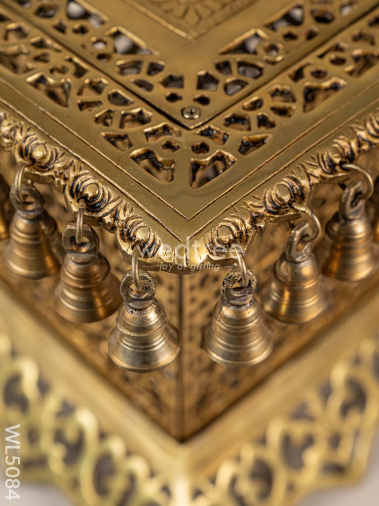 Brass Chowki with Bells - WL5084