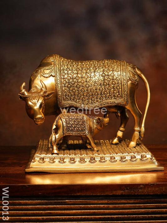 Brass Cow and Calf - WL0013