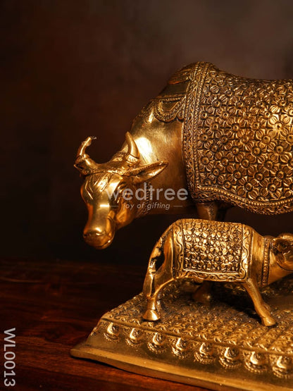 Brass Cow and Calf - WL0013