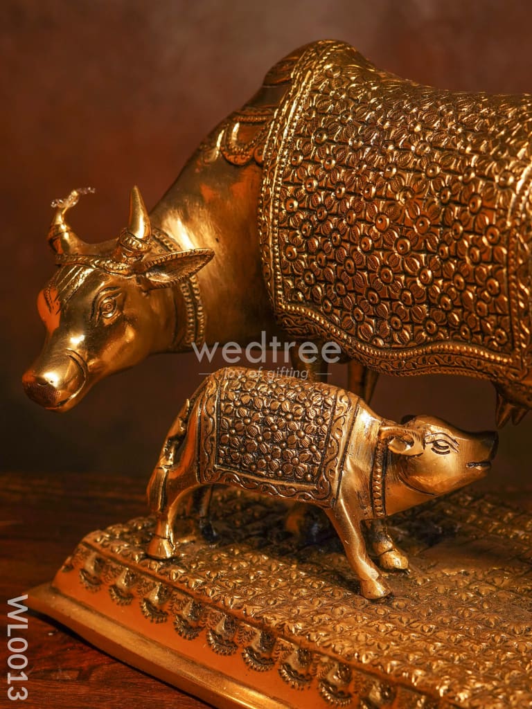 Brass Cow and Calf - WL0013