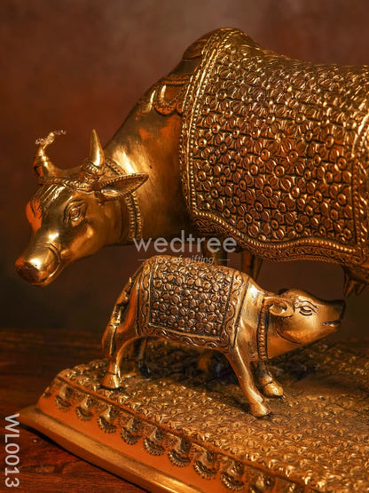 Brass Cow and Calf - WL0013