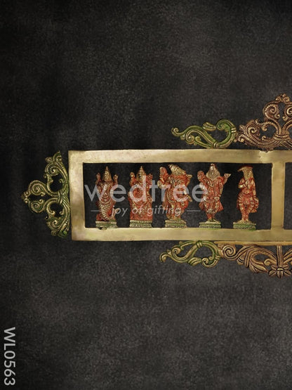 Brass Dasavathar Horizontal Frame - WL0563