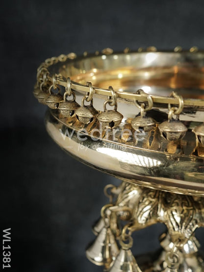 Brass Decorative Elephant Urli - WL1381