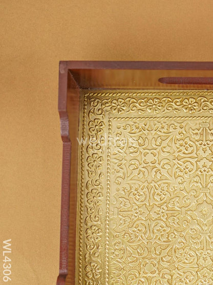 Brass Decorative Tray - WL4306