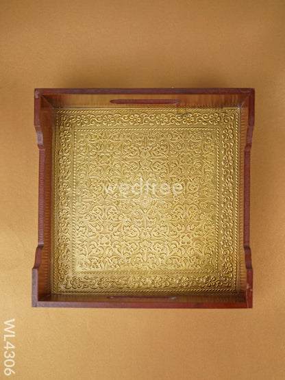 Brass Decorative Tray - WL4306