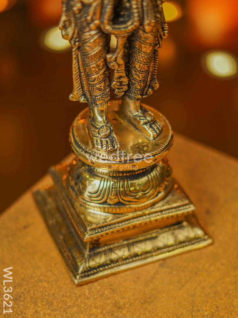 Brass Deep Lakshmi Idol - 18 inch - WL3621