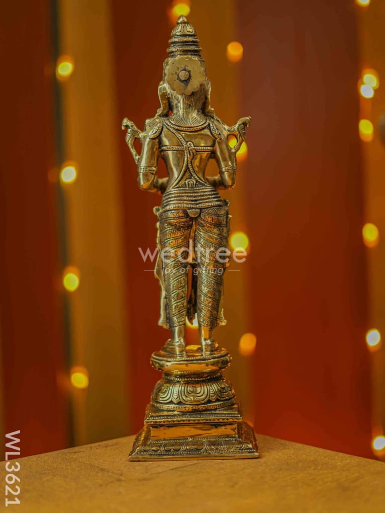 Brass Deep Lakshmi Idol - 18 inch - WL3621