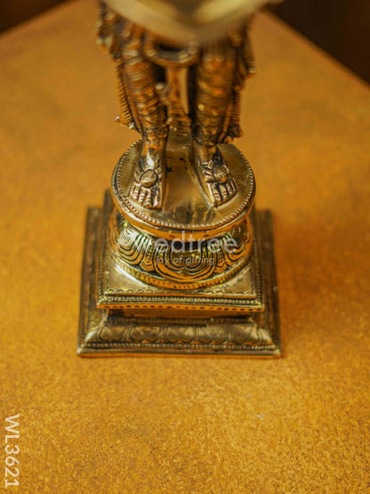 Brass Deep Lakshmi Idol - 18 inch - WL3621