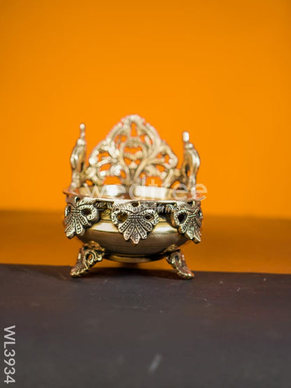 Brass Designer Elephant Urli - WL3934