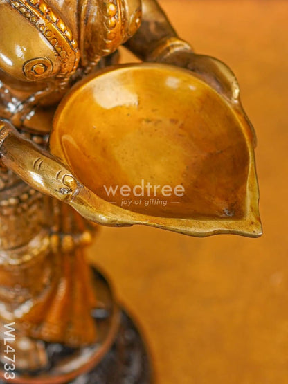 Brass Devi Meenakshi Idol - 22 inch - WL4733