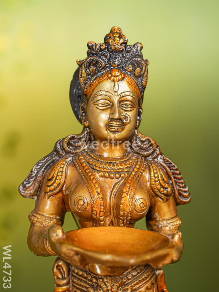 Brass Devi Meenakshi Idol - 22 inch - WL4733