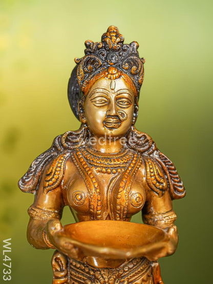 Brass Devi Meenakshi Idol - 22 inch - WL4733