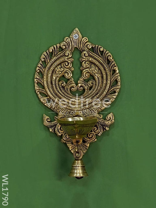 Brass Diya Wall Hanging - WL1790