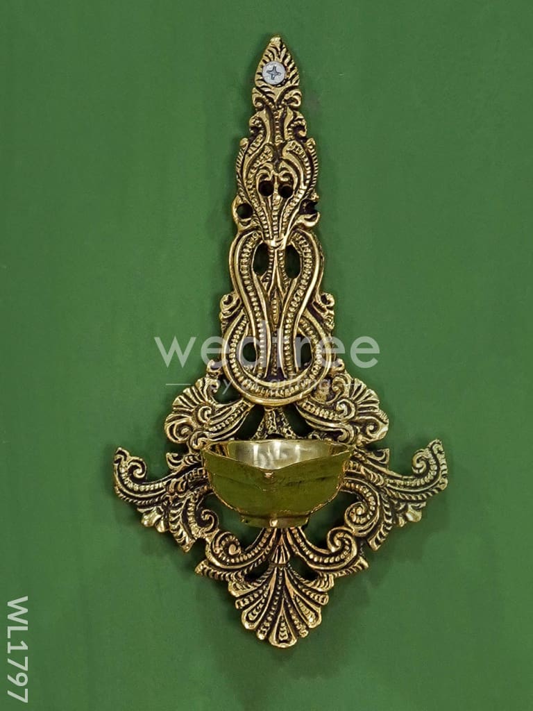 Brass Diya Wall Hanging - WL1797