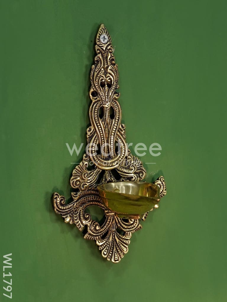 Brass Diya Wall Hanging - WL1797