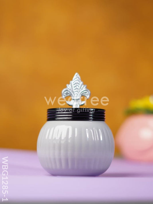 Brass Dry Fruit Jar - Solid - WBG1285