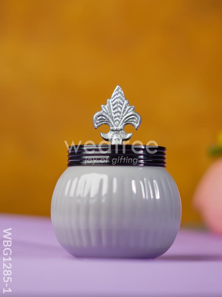Brass Dry Fruit Jar - Solid - WBG1285