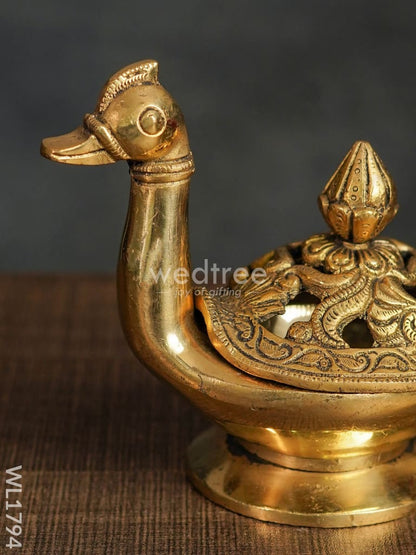 Brass Duck Dhoop Dhani (Black Antique Finish) - WL1794