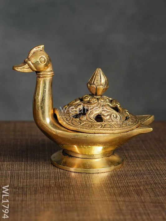 Brass Duck Dhoop Dhani (Black Antique Finish) - WL1794