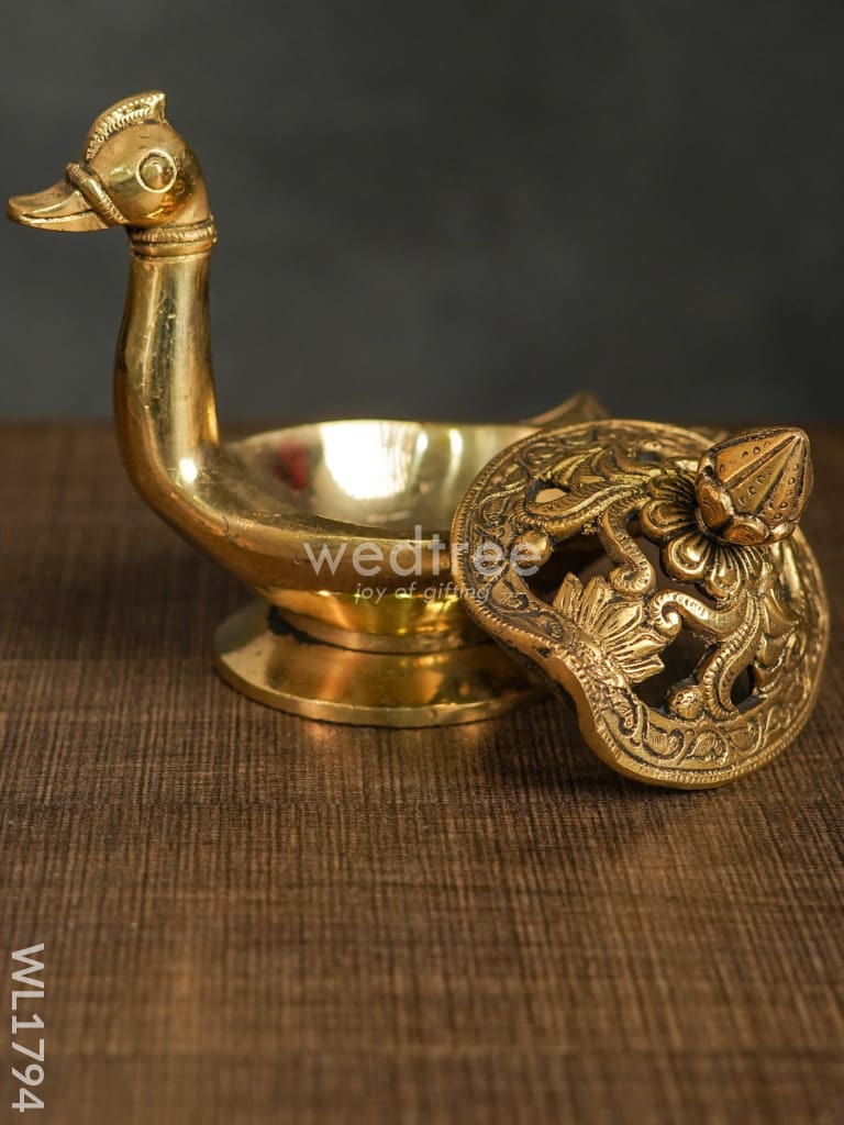 Brass Duck Dhoop Dhani (Black Antique Finish) - WL1794