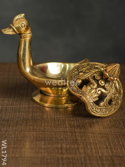 Brass Duck Dhoop Dhani (Black Antique Finish) - WL1794