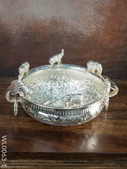 Brass Elephant Urli - WL0063