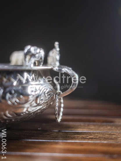 Brass Elephant Urli - WL0063