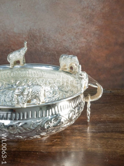 Brass Elephant Urli - WL0063
