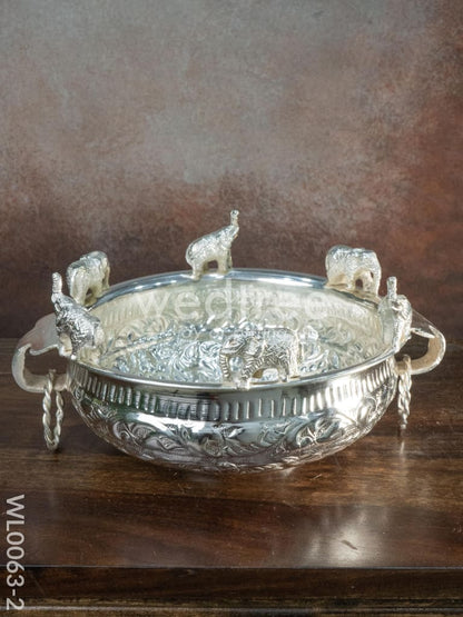 Brass Elephant Urli - WL0063