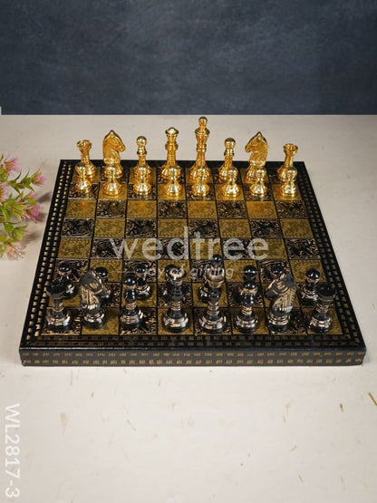 Brass Finish Chess Board - 10x10 - WL2817