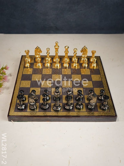 Brass Finish Chess Board - 10x10 - WL2817