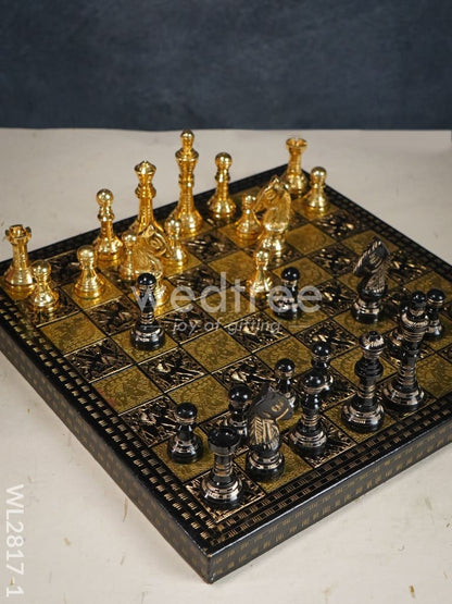 Brass Finish Chess Board - 10x10 - WL2817