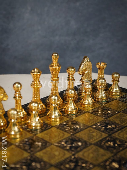 Brass Finish Chess Board - 10x10 - WL2817