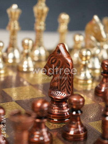 Brass Finish Chess Board - 10x10 - WL2817