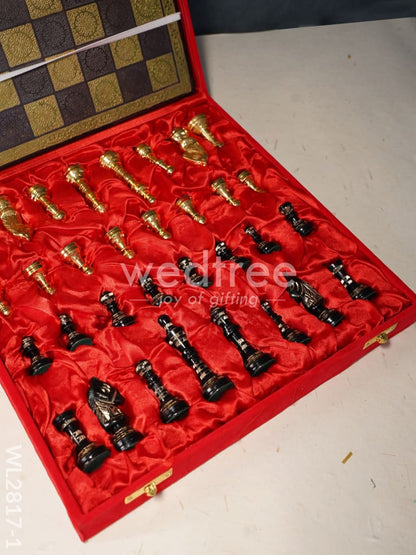 Brass Finish Chess Board - 10x10 - WL2817