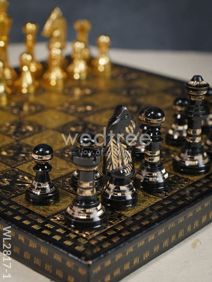 Brass Finish Chess Board - 10x10 - WL2817