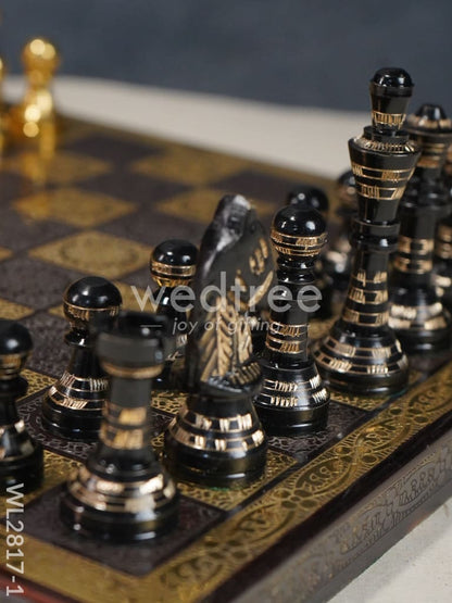 Brass Finish Chess Board - 10x10 - WL2817