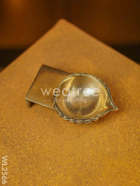 Brass Floral Diya - WL2566