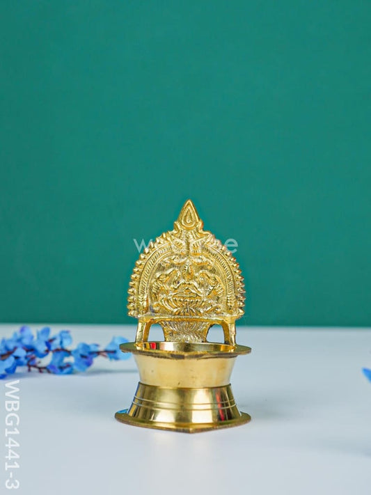 Brass Gajalakshmi Kamakshi Diya - WBG1441