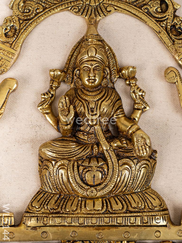 Brass Gajalakshmi with Elephant Wall Hanging - 11 inch - WL5144