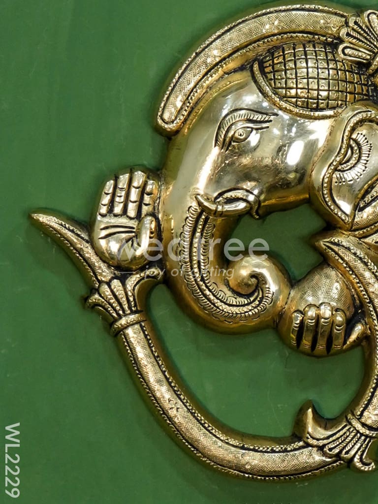 Brass Ganesh Om - WL2229