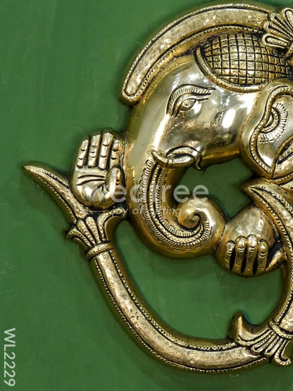 Brass Ganesh Om - WL2229