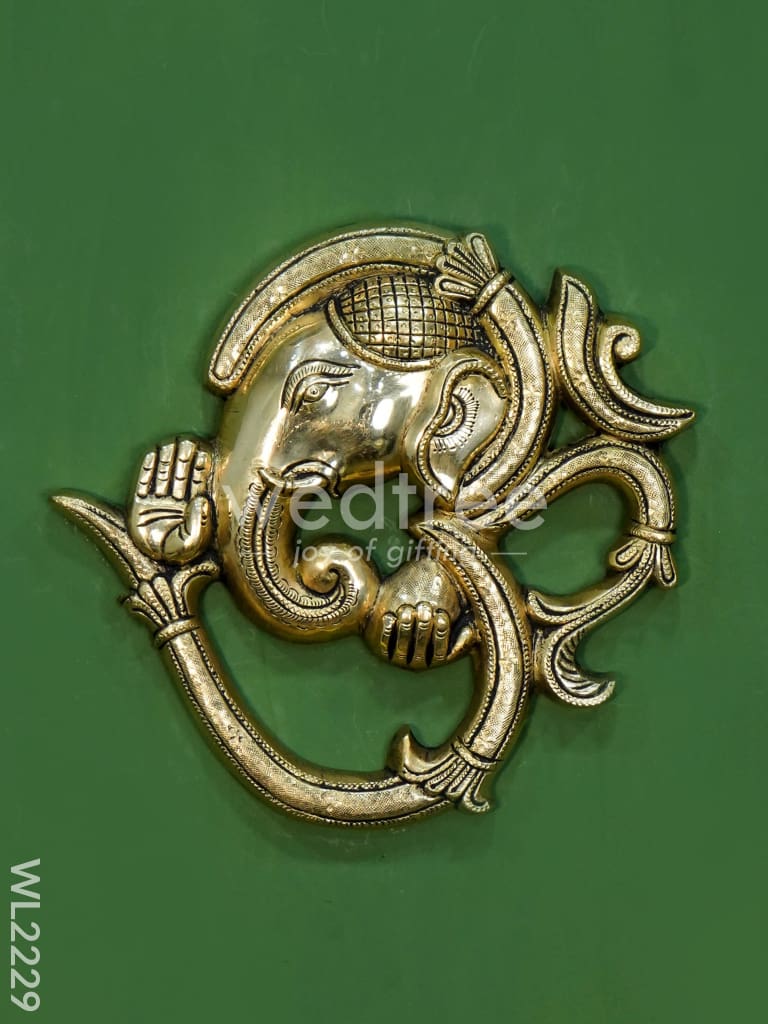 Brass Ganesh Om - WL2229