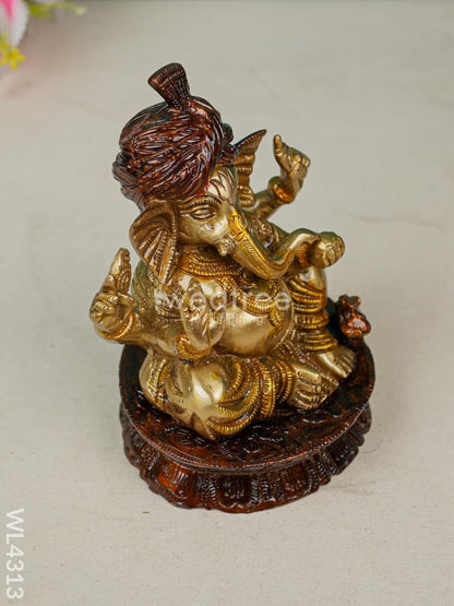 Brass Ganesha Figurine - WL4313