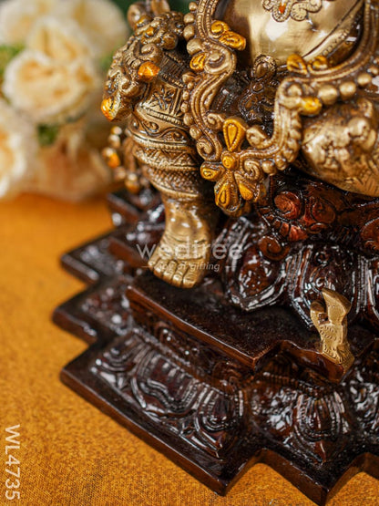 Brass Ganesha Idol - 17 inch - WL4735