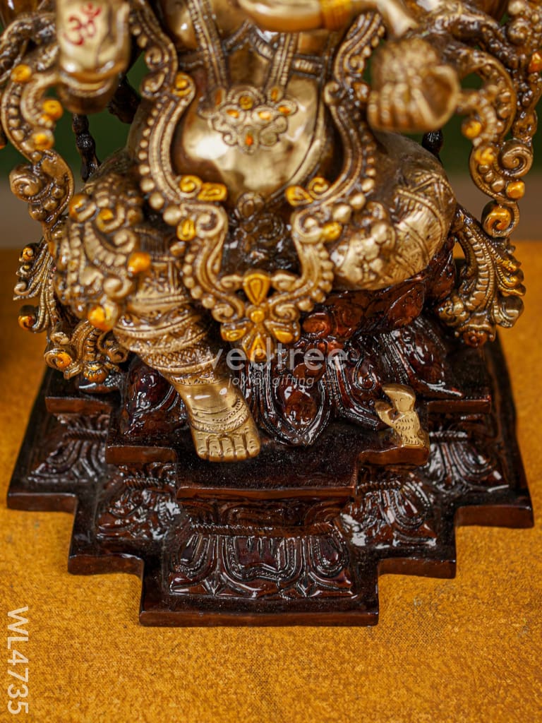 Brass Ganesha Idol - 17 inch - WL4735